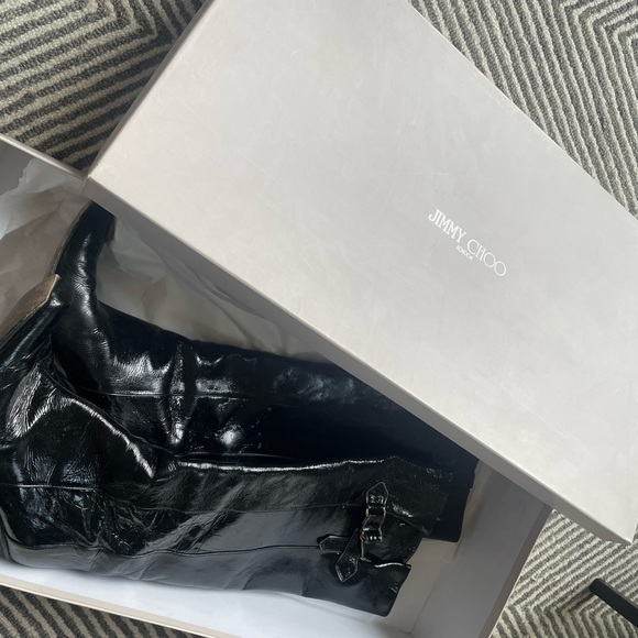 Jimmy Choo Patent leather boots - Picture 3 of 9